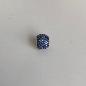 Blue pavé Pandora charm